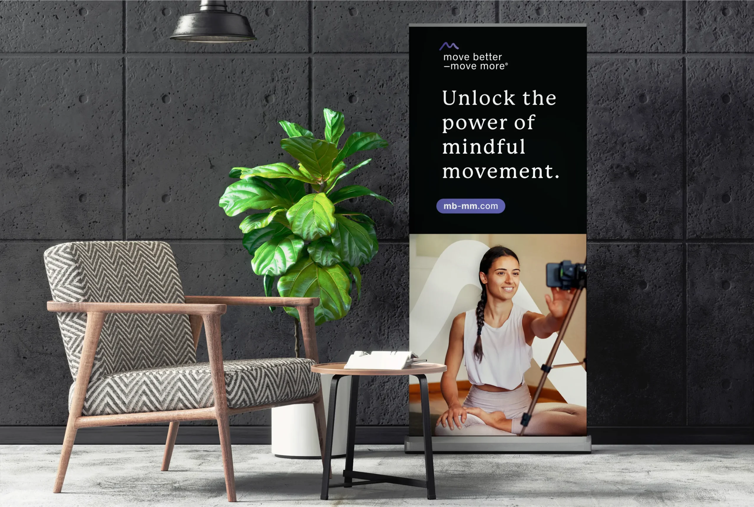 Move Program Banner Move Better, Move More | Brand Identity for Wellness | A&E Design