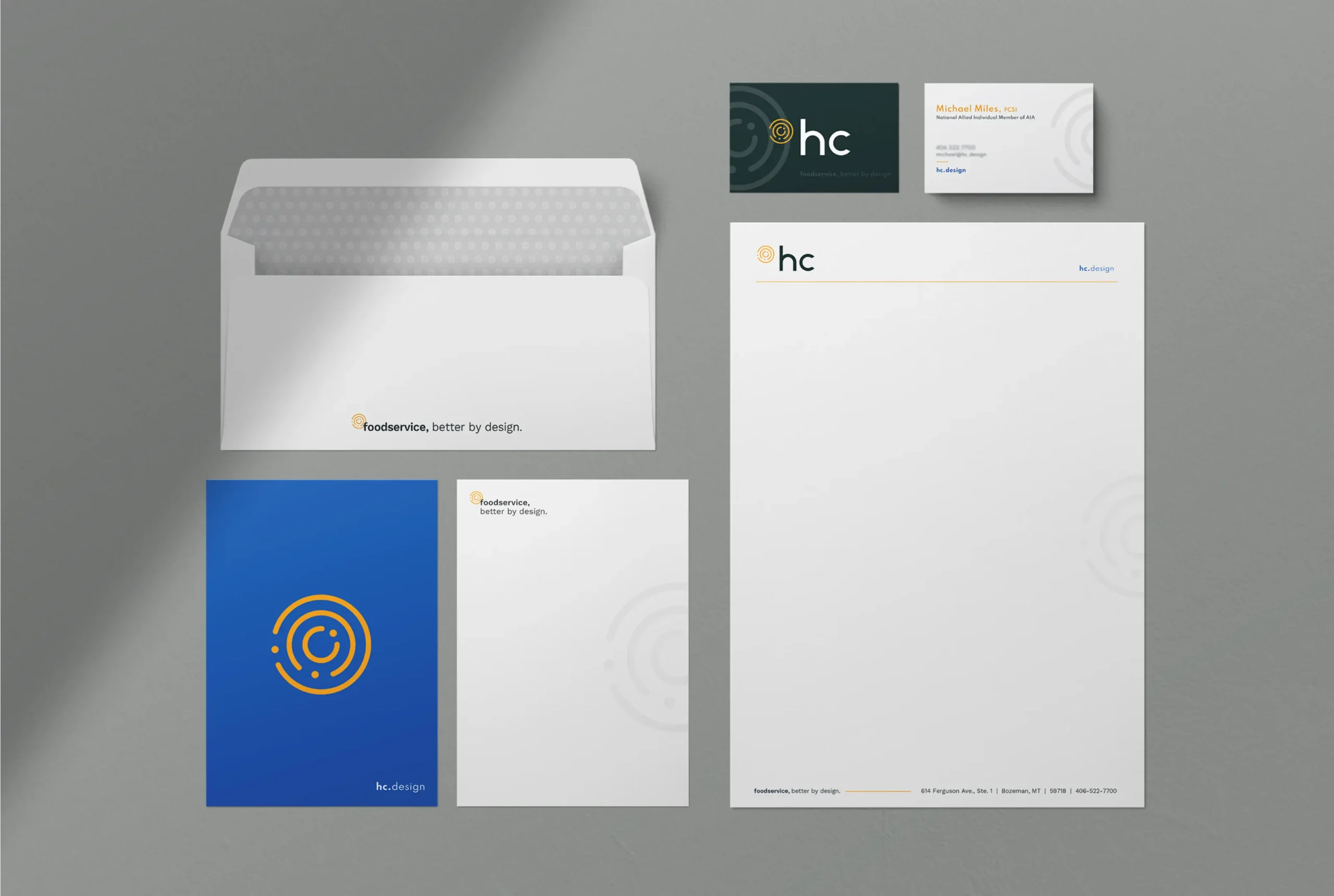 HC Design | Foodservice Design Rebrand | A&E Design