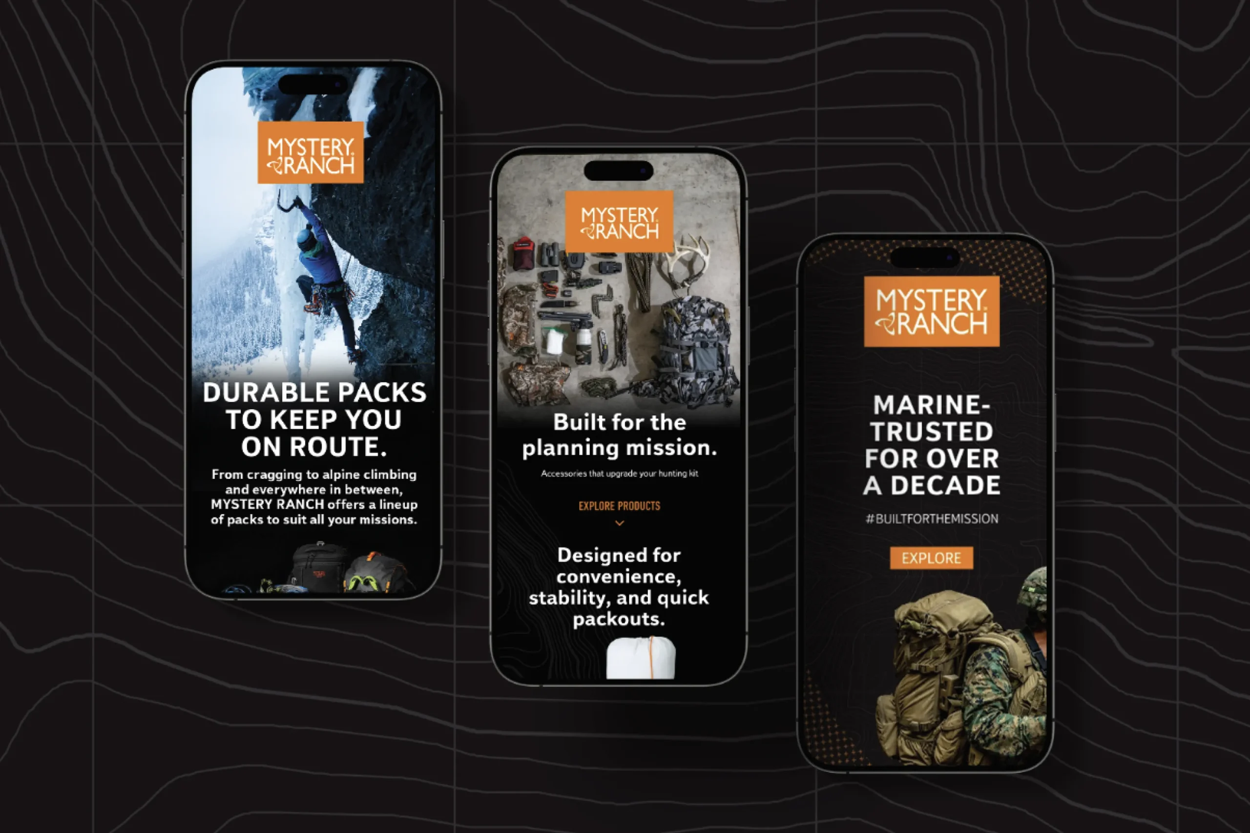 Mystery Ranch | Brand + Marketing Support | A&E Design